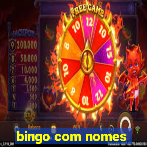 bingo com nomes